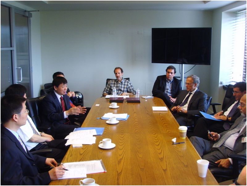 李家洋副院长与芝加哥大学校长Robert J. Zimmer会谈